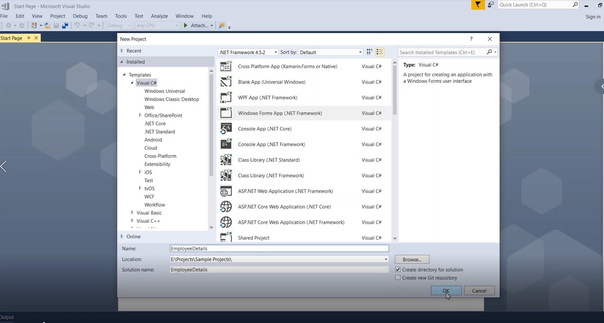 Create a Simple CRUD Windows Application In C#