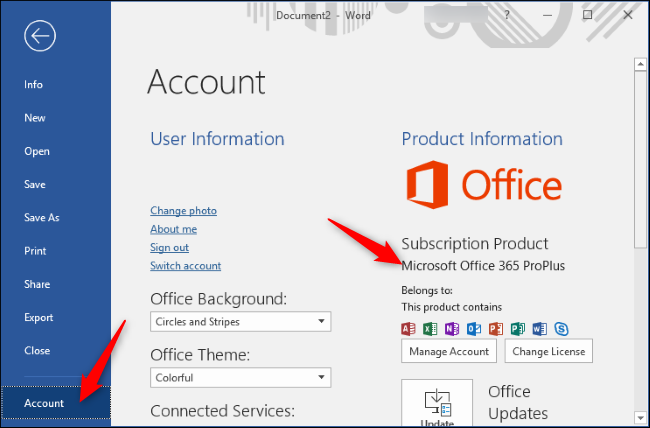 how to know microsoft office version